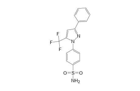 4-(3-phenyl-5-(trifluoromethyl)-1H-pyrazol-1-yl)benzenesulfonamide