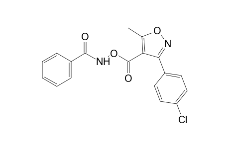 N-benzoyl-O-{[3-(p-chlorophenyl)-5-methyl-4-isoxazolyl]carbonyl}hydroxylamine