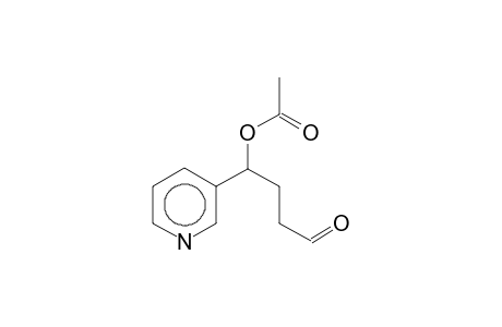 Acetic acid 4-oxo-1-pyridin-3-yl-butyl ester