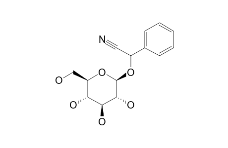 2-phenyl-2-[(2R,3R,4S,5S,6R)-3,4,5-trihydroxy-6-methylol-tetrahydropyran-2-yl]oxy-acetonitrile