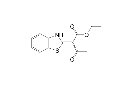 a-acetyl-2-benzothiazoleacetic acid, ethyl ester