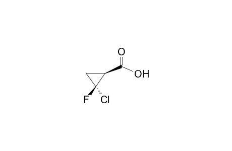 ANTI-2-FLUORO-2-CHLOROCYCLOPROPANE-1-CARBOXYLIC ACID