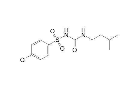 1-(p-chlorophenyl)sulfonyl]-3-isopentylurea