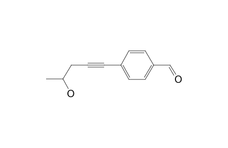 4-(4-Hydroxypent-1-ynyl)benzaldehyde