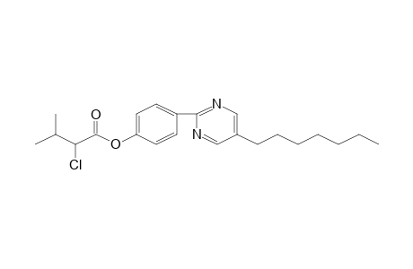 4-(5-Heptyl-2-pyrimidinyl)phenyl 2-chloro-3-methylbutanoate