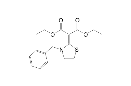 DIETHYL-[2-(3-BENZYL-THIAZOLIDIN-2-YLIDENE)-MALONATE