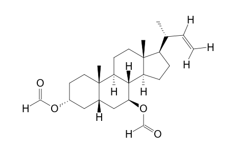 24-Nor-5β-chol-22-ene-3α,7β-diol, diformate