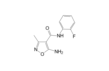 5-Amino-N-(2-fluorophenyl)-3-methyl-4-isoxazolecarboxamide