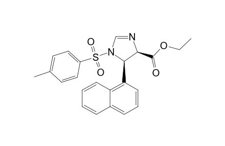 (4R,5R)-1-(4-methylphenyl)sulfonyl-5-(1-naphthalenyl)-4,5-dihydroimidazole-4-carboxylic acid ethyl ester