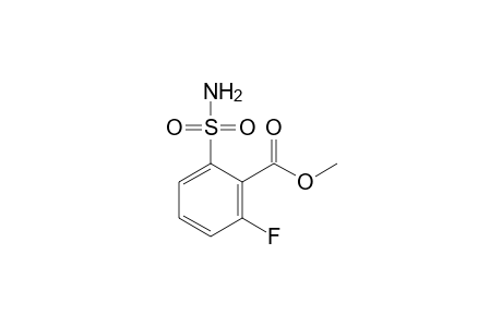 Benzoic acid, 2-(aminosulfonyl)-6-fluoro-, methyl ester