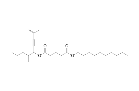 Glutaric acid, decyl 2,6-dimethylnon-1-en-3-yn-5-yl ester