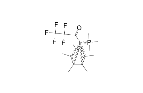 (ETA-C10H15)-(PME3)-IR-(H)-[C(O)-CF2-CF3]