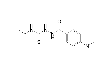 1-[p-(dimethylamino)benzoyl]-4-ethyl-3-thiosemicarbazide