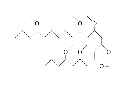 4,6,8,10,12,14,20-Heptamethoxy-1-tricosene