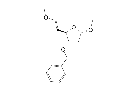 METHYL-(5E)-3-O-BENZYL-2,5-DIDEOXY-6-O-METHYL-ALPHA-D-ERYTHRO-HEX-5-ENOFURANOSIDE;E-ISOMER