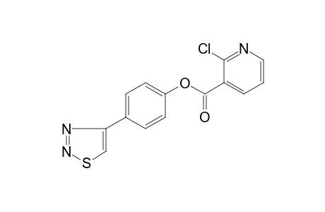 Pyridine-3-carboxylic acid, 2-chloro-, 4-(1,2,3-thiadiazol-4-yl)phenyl ester