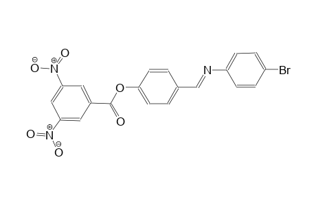 phenol, 4-[(E)-[(4-bromophenyl)imino]methyl]-, 3,5-dinitrobenzoate (ester)