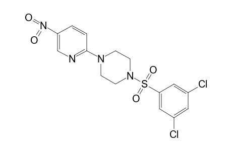 1-[(3,5-dichlorophenyl)sulfonyl]-4-(5-nitro-2-pyridyl)piperazine