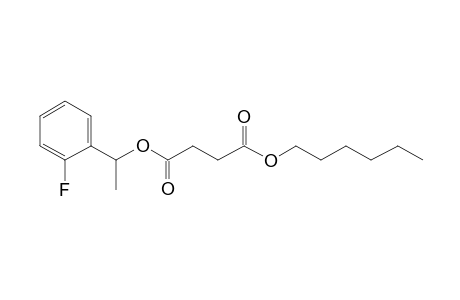 Succinic acid, 1-(2-fluorophenyl)ethyl hexyl ester