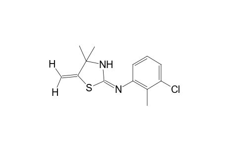 2-[(3-chloro-o-tolyl)imino]-4,4-dimethyl-5-methylenethiazolidine