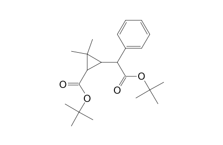 Tert-butyl 2,2-dimethyl-3-[(phenyl)(tert-butoxycarbonyl)methyl]cyclopropanoate