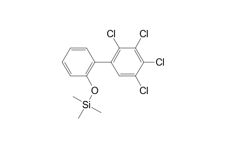 2-Hydroxy-2',3',4',5'-tetrachlorobiphenyl, trimethylsilyl ether