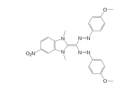 2,3-dihydro-1,3-dimethyl-2-[bis[(p-methoxyhenylazo)methylene]-5-nitrobenzimidazole