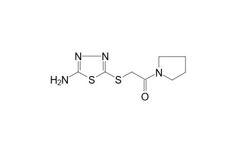 2-(5-Amino-[1,3,4]thiadiazol-2-ylsulfanyl)-1-pyrrolidin-1-yl-ethanone