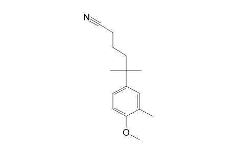5-(4-methoxy-m-tolyl)-5-methylhexanenitrile