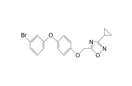 1,2,4-Oxadiazole, 5-[[4-(3-bromophenoxy)phenoxy]methyl]-3-cyclopropyl-