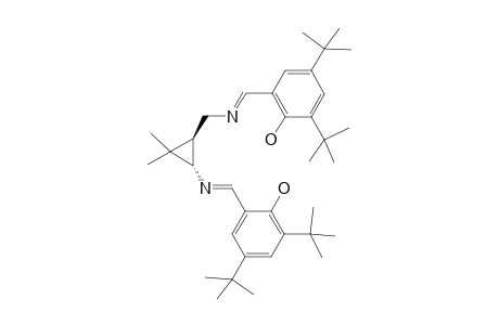 2,2-Dimethyl-1-{N-[2-hydroxy-3,5-di-tert-butylbenzyl]iminomethyl}-2-{N'-[2-hydroxy-3,5-di-tert-butylbenzyl]imino}-2-cyclopropane