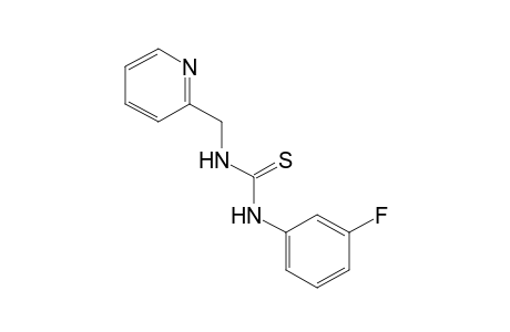 1-(m-fluorophenyl)-3-[(2-pyridyl)methyl]-2-thiourea