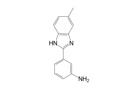 3-(5-methyl-1H-benzimidazol-2-yl)aniline