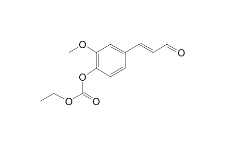 3-(4-Ethoxycarbonyloxy-3-methoxyphenyl)-2-propenal