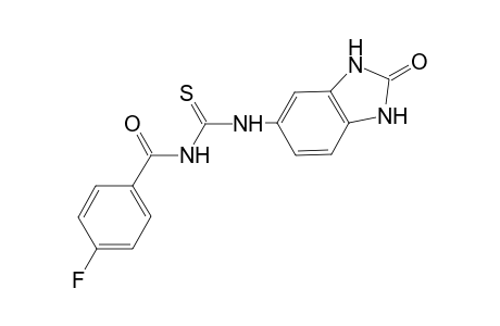 thiourea, N-(2,3-dihydro-2-oxo-1H-benzimidazol-5-yl)-N'-(4-fluorobenzoyl)-