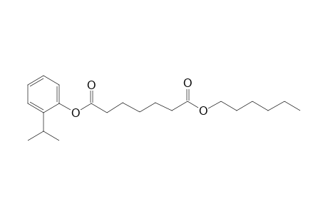 Pimelic acid, hexyl 2-isopropylphenyl ester