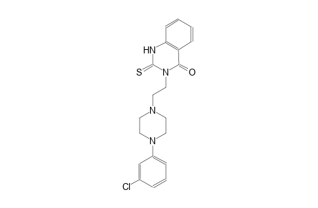 4(1H)-quinazolinone, 3-[2-[4-(3-chlorophenyl)-1-piperazinyl]ethyl]-2,3-dihydro-2-thioxo-