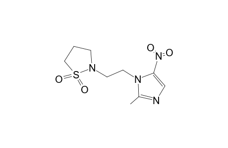 2-[2-(2-methyl-5-nitroimidazol-1-yl)ethyl]-1,2-thiazolidine 1,1-dioxide