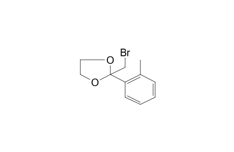 2-(Bromomethyl)-2-(2-methylphenyl)-1,3-dioxolane