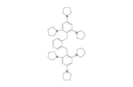 1,1',1'',1''',1''''-[2,2'-(o-phenylenedimethylene)di-s-phenenyl]hexapyrrolidine