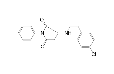 3-{[2-(4-chlorophenyl)ethyl]amino}-1-phenyl-2,5-pyrrolidinedione