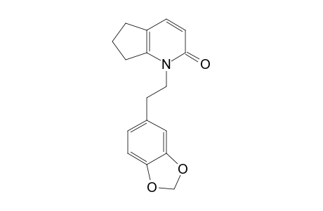 2H-1-Pyrindin-2-one, 1-[2-(1,3-benzodioxol-5-yl)ethyl]-1,5,6,7-tetrahydro-