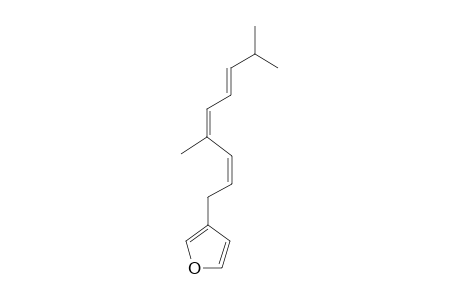 CIS-DEHYDRODENDROLASIN;(2'Z,4'E,6'E)-3-(4',8'-DIMETHYLNONA-2',4',6'-TRIENYL)-FURAN