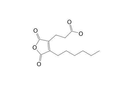 2-(.beta.-Carboxyethyl)-3-hexylmaleic anhydride