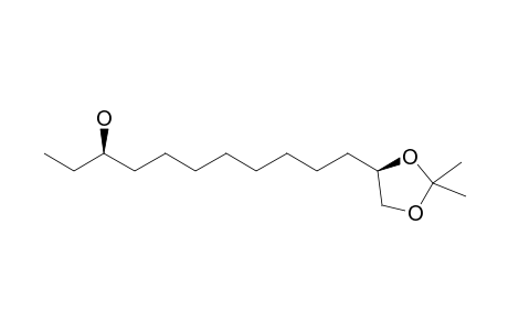 (3R,11R)-11-(2,2-Dimethyl[1,3]dioxolan-4-yl)undecan-3-ol