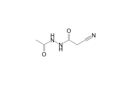 1-acetyl-2-(cyanoacetyl)hydrazine