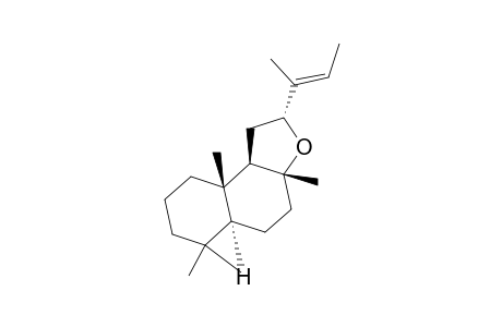 (2R,3aR,5aS,9aS,9bR)-2-[(E)-but-2-en-2-yl]-3a,6,6,9a-tetramethyl-2,4,5,5a,7,8,9,9b-octahydro-1H-benzo[e]benzofuran