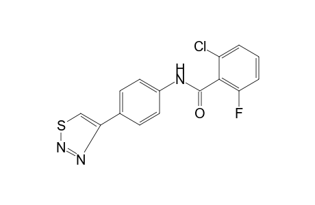 2-chloro-6-fluoro-4'-(1,2,3-thiadiazol-4-yl)benzanilide