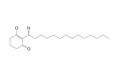 2-Cyclohexen-3-ol-1-one, 2-[1-iminotetradecyl]-