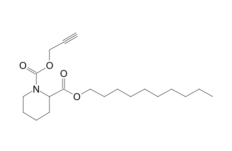 Pipecolic acid, N-propargyloxycarbonyl-, decyl ester